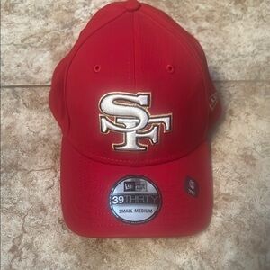 New Era Red 39THIRTY Cap with SF Logo